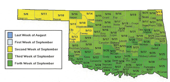 Planting Dates Map